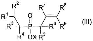 Procedimiento para la preparación de ácidos dialquilfosfínicos, sus sales y ésteres mono-alilfuncionalizados con compuestos alílicos y su uso.