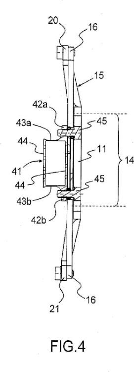 Ilustración 3 de la Galería de ilustraciones de Accionador termoelástico compacto para guiaondas, guiaondas con estabilidad de fase y dispositivo de multiplexación que comprende tal accionador