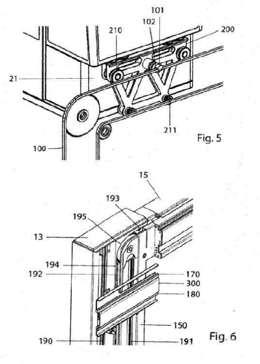 Ilustración 3 de la Galería de ilustraciones de Sistema de movimiento vertical y horizontal de la cabina de transporte en una planta de elevación y traslación para la superación de obstáculos