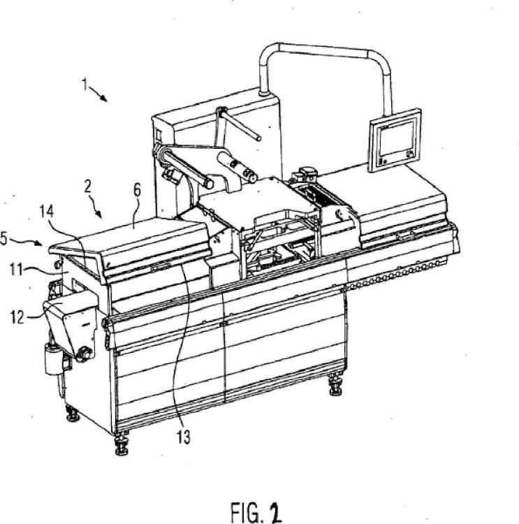 Ilustración 2 de la Galería de ilustraciones de Máquina de envasado con un dispositivo de protección y procedimiento