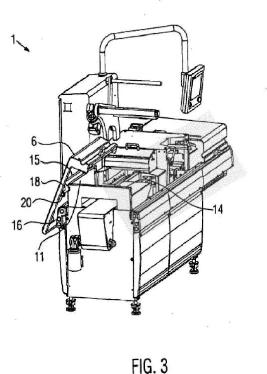 Ilustración 3 de la Galería de ilustraciones de Máquina de envasado con un dispositivo de protección y procedimiento