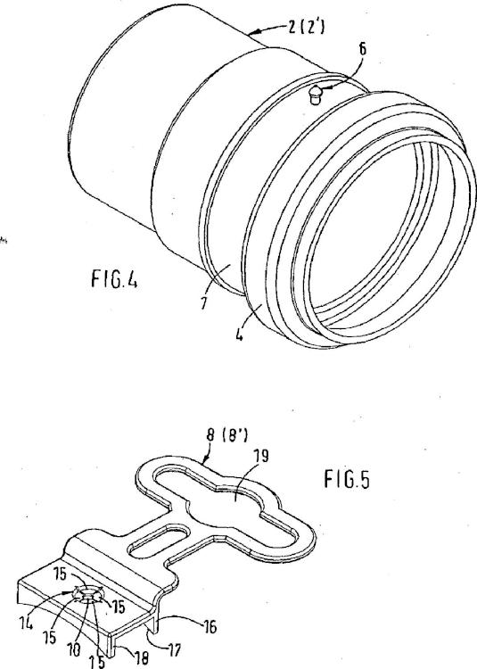 Ilustración 3 de la Galería de ilustraciones de Manguera flexible para aguas residuales con un dispositivo de suspensión