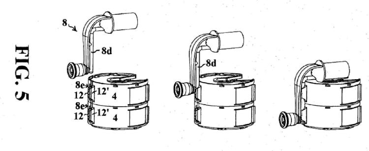 Ilustración 5 de la Galería de ilustraciones de Procedimiento y dispositivo para enrollar y almacenar un objeto semejante a una correa, en particular, una cincha de apriete