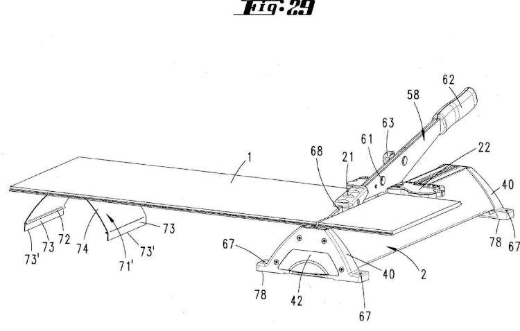 Ilustración 12 de la Galería de ilustraciones de Dispositivo para cortar placas de pavimento laminadas