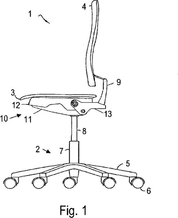 Mecanismo de inclinación para una silla y silla.
