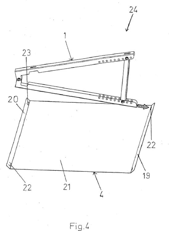 Ilustración 4 de la Galería de ilustraciones de Dispositivo para la colocación de al menos un módulo solar en una superficie de soporte