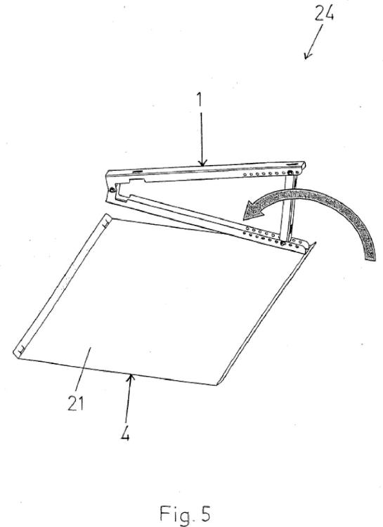 Ilustración 5 de la Galería de ilustraciones de Dispositivo para la colocación de al menos un módulo solar en una superficie de soporte