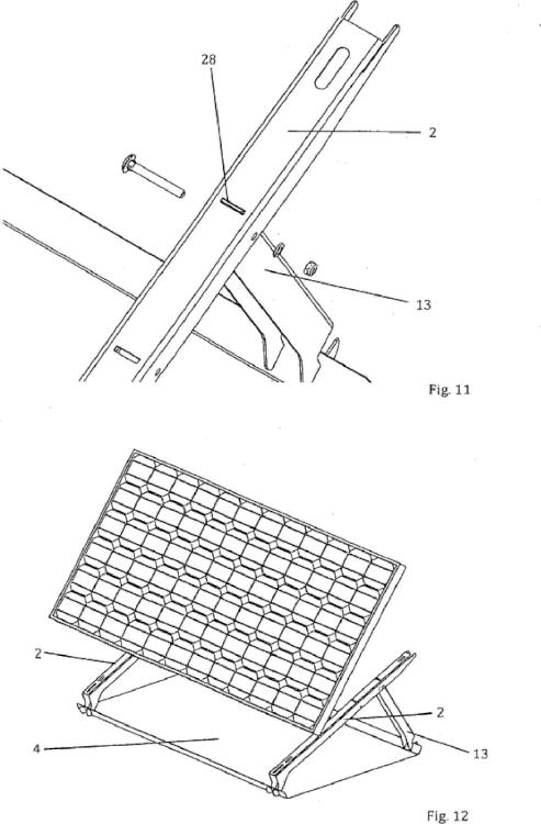 Ilustración 10 de la Galería de ilustraciones de Dispositivo para la colocación de al menos un módulo solar en una superficie de soporte