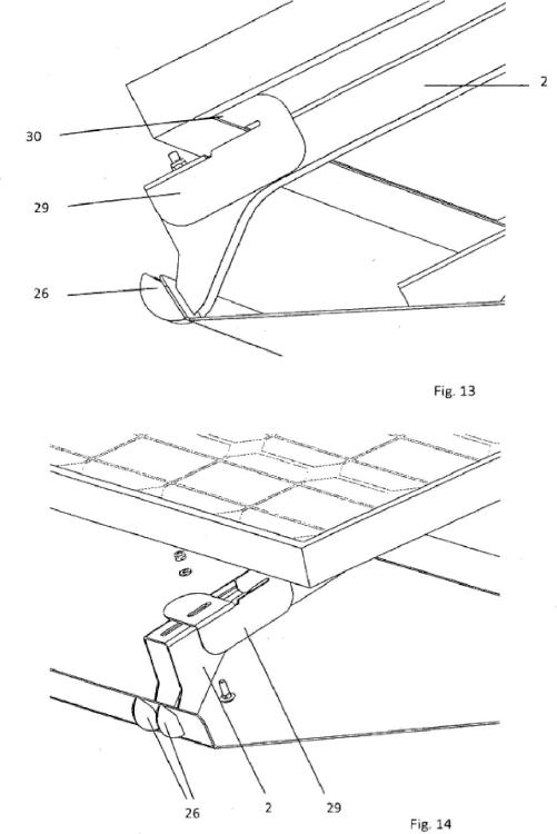 Ilustración 11 de la Galería de ilustraciones de Dispositivo para la colocación de al menos un módulo solar en una superficie de soporte