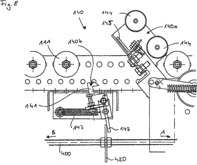 Ilustración 8 de la Galería de ilustraciones de Módulo transportador de rodillos para un sistema transportador de rodillos accionado por gravedad y método para el control de la velocidad