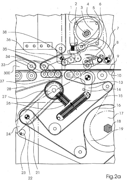 Ilustración 3 de la Galería de ilustraciones de Dispositivo para expulsar soportes de impresión, y máquina de encolado de cajas plegables con tal dispositivo