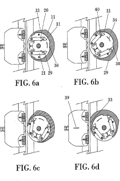 Ilustración 5 de la Galería de ilustraciones de Mecanismo detector de velocidad excesiva en aparatos elevadores, dispositivo de seguridad de actuación contra velocidad excesiva y aparato elevador