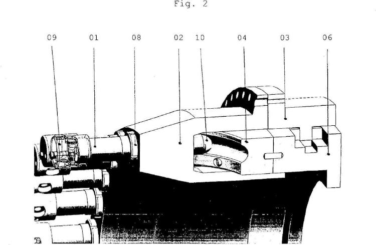 Ilustración 2 de la Galería de ilustraciones de Planta de energía eólica con accionamiento principal hidrostático con motor de pistón axial hidráulico regulable y procedimiento para el control