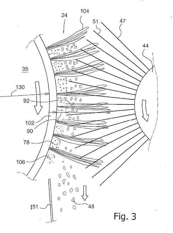Ilustración 3 de la Galería de ilustraciones de Dispositivo de eliminación del relleno para eliminar el relleno de una banda de césped artificial