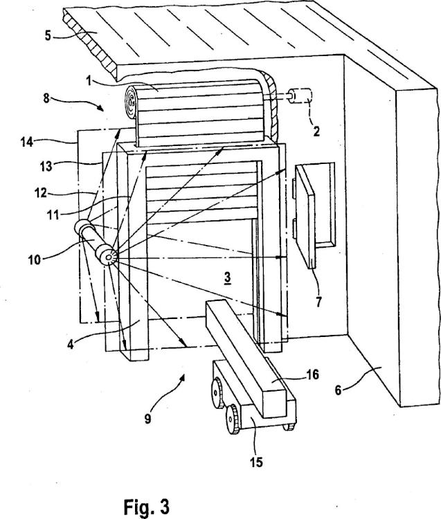 Ilustración 3 de la Galería de ilustraciones de Procedimiento y dispositivo para controlar una puerta que se mueve vertical u horizontalmente protegiendo el plano de cierre de la puerta frente a obstáculos