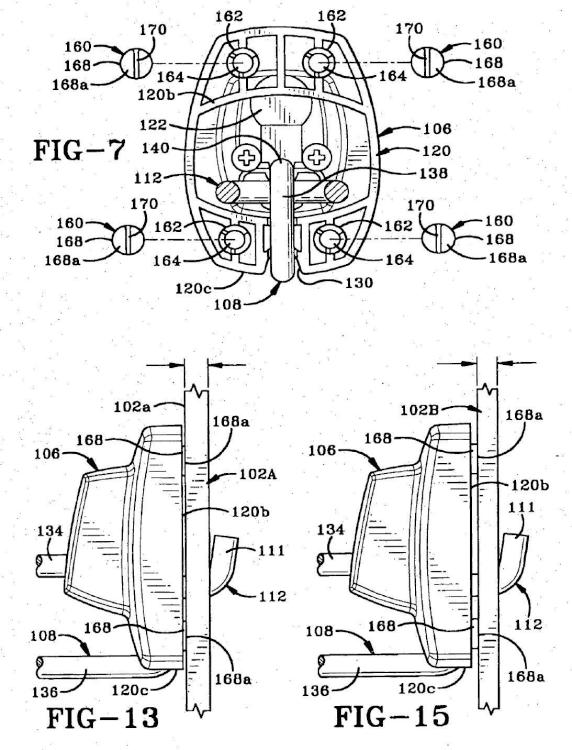 Ilustración 6 de la Galería de ilustraciones de Dispositivo de seguridad para fijar un gancho de clavija a un soporte de clavija