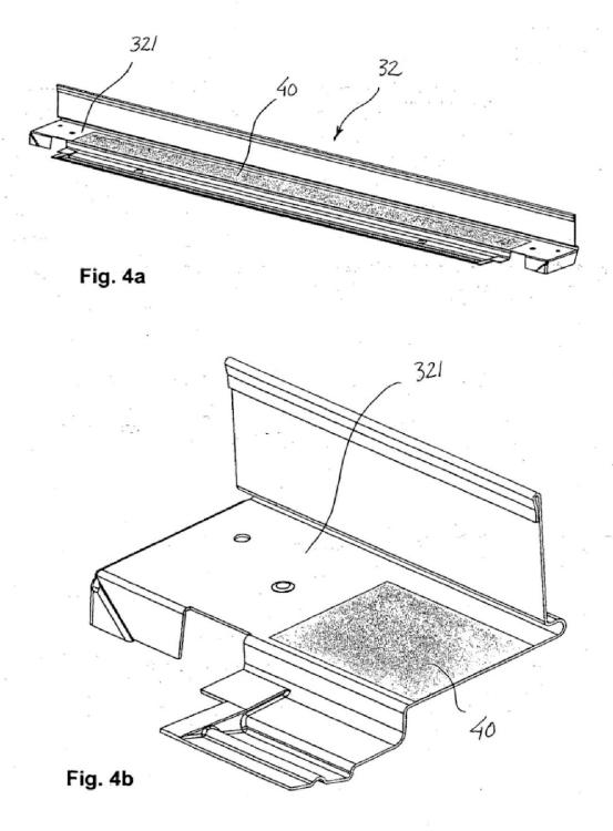 Ilustración 4 de la Galería de ilustraciones de Método y kit de cubierta para la amortiguación acústica de una ventana de techo