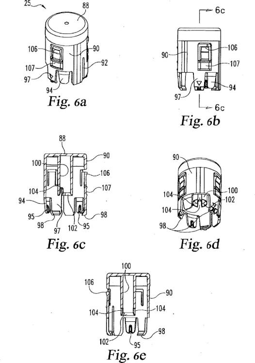 Ilustración 1 de la Galería de ilustraciones de Dispositivo de inyección automático con mecanismo de retardo incluyendo un elemento de empuje de función doble