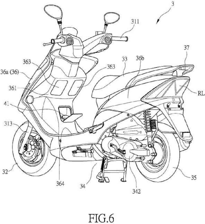 Ilustración 6 de la Galería de ilustraciones de Motocicleta tipo scooter