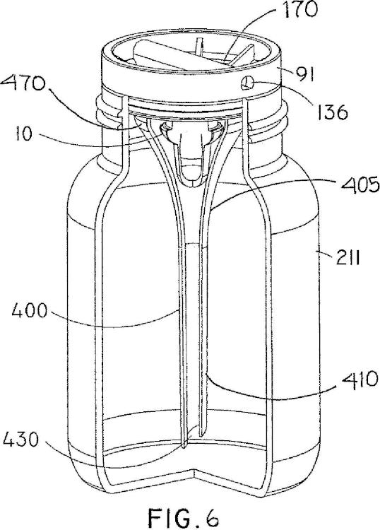 Ilustración 3 de la Galería de ilustraciones de Sistema y procedimiento de ventilación para recipientes de bebida