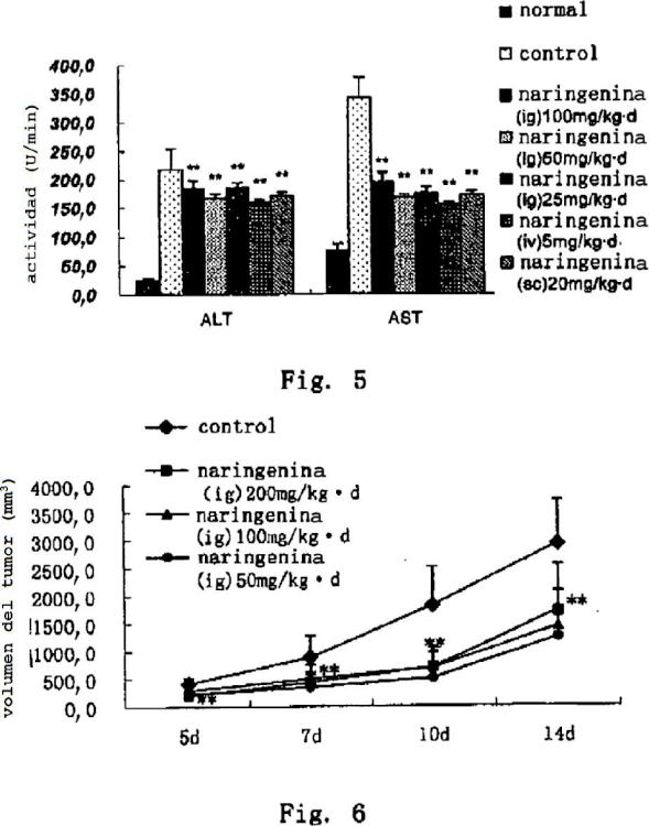 Ilustración 3 de la Galería de ilustraciones de Uso de naringenina y de naringina como inhibidores de la ruta de señalización del factor de crecimiento transformante beta1