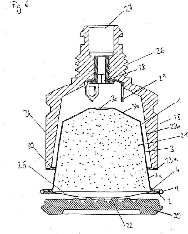 Ilustración 5 de la Galería de ilustraciones de Cápsula para bebida con un elemento de estanqueidad