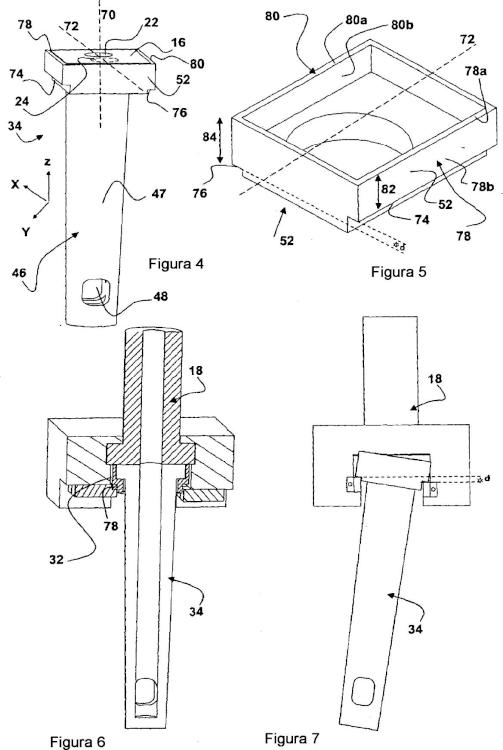Ilustración 3 de la Galería de ilustraciones de Marco para un dispositivo para mantener y reemplazar placas de colada y conjunto