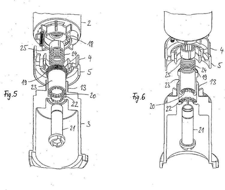 Ilustración 4 de la Galería de ilustraciones de Dispositivo para la inversión mecánica de la dirección de un componente de control móvil giratorio de un dispositivo de riego de jardín