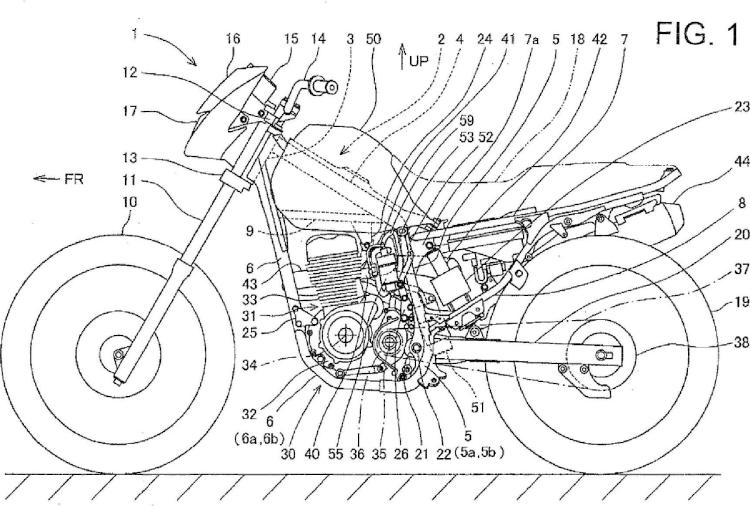 Ilustración 1 de la Galería de ilustraciones de Motocicleta que tiene un sistema de suministro de combustible