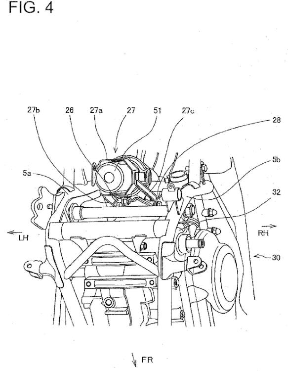 Ilustración 4 de la Galería de ilustraciones de Motocicleta que tiene un sistema de suministro de combustible
