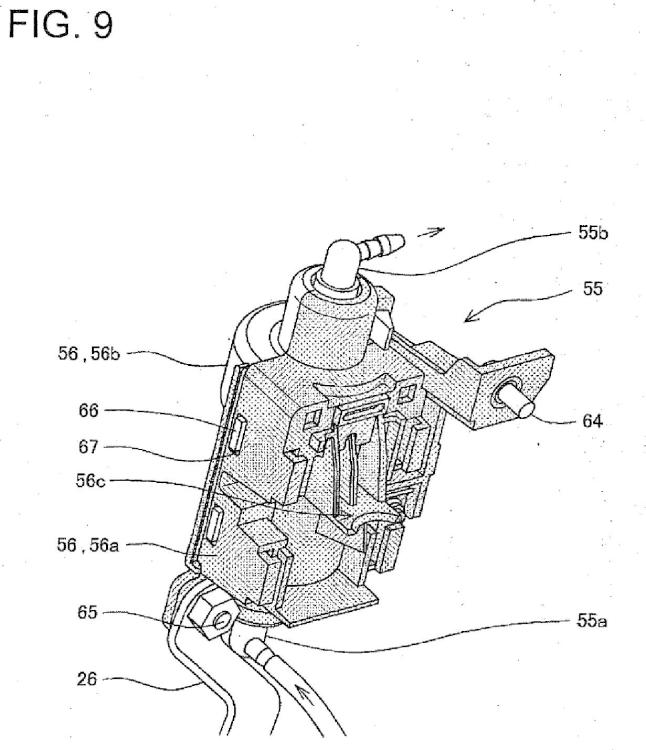 Ilustración 8 de la Galería de ilustraciones de Motocicleta que tiene un sistema de suministro de combustible
