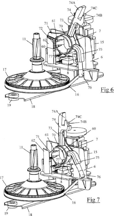 Ilustración 4 de la Galería de ilustraciones de Aparato electrodoméstico de preparación culinaria que comprende un recipiente que contiene una herramienta de corte arrastrada en rotación por un motor