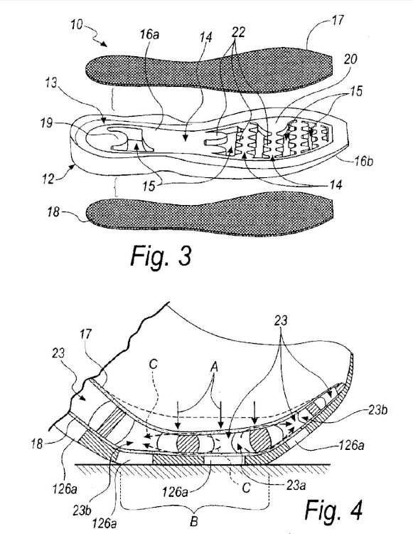 Estructura de suela intermedia, en particular para zapatos, incluyendo zapatos con una suela permeable al vapor, diseñada para su utilización en actividades deportivas.