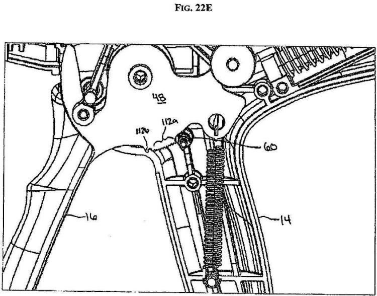 Ilustración 7 de la Galería de ilustraciones de Mecanismo de rueda dentada de aplicador de grapas quirúrgicas