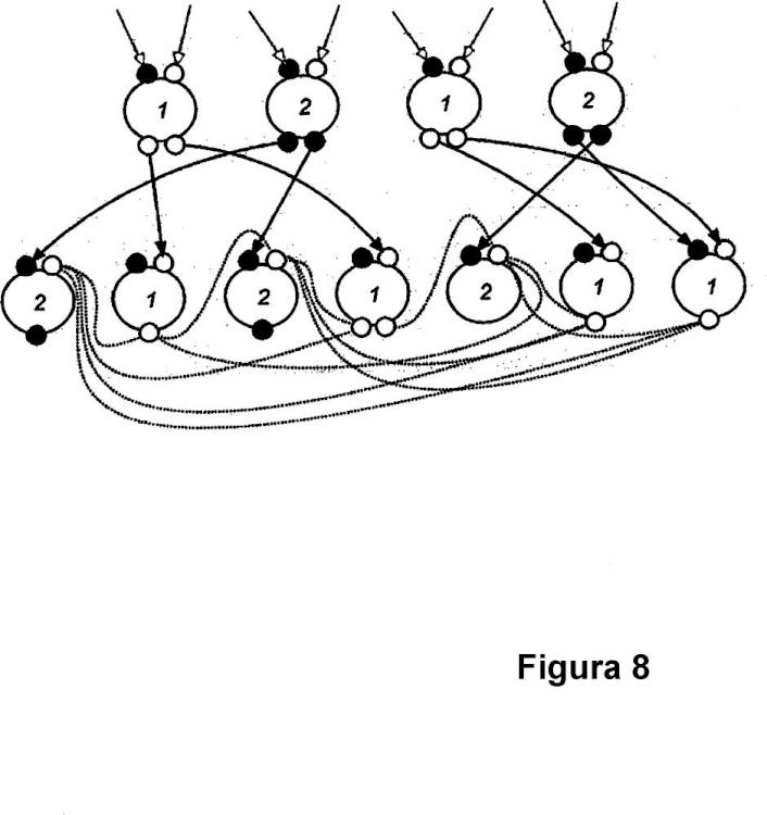 Ilustración 8 de la Galería de ilustraciones de Método y dispositivo para la disposición de pares en redes superpuestas P2P de carga de secuencia única