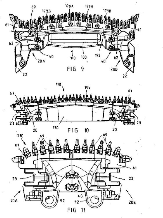 Ilustración 4 de la Galería de ilustraciones de Cepillo de ranurar de minería para sistemas de cepillado y sistema de cepillado para formaciones inclinadas