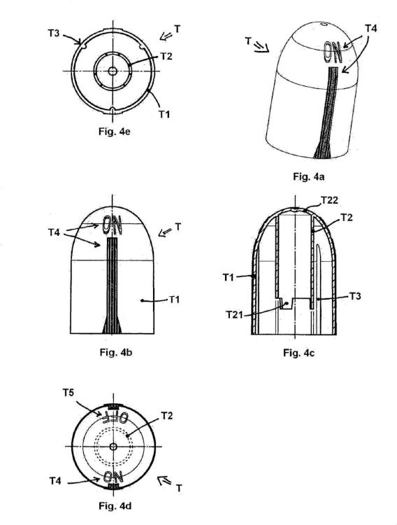 Ilustración 4 de la Galería de ilustraciones de Dispositivo dispensador para recipientes presurizados para la aplicación de refrigerante criogénico