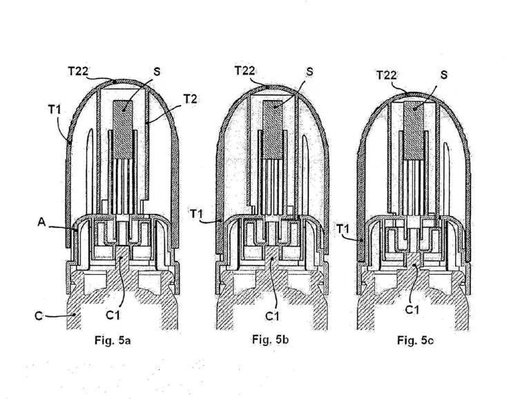 Ilustración 5 de la Galería de ilustraciones de Dispositivo dispensador para recipientes presurizados para la aplicación de refrigerante criogénico