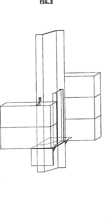Ilustración 3 de la Galería de ilustraciones de Barrera acústica en la que las partes de cimentación y el poste de elevación están realizados en un único elemento y método de montaje relativo
