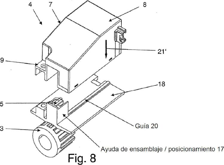 Ilustración 8 de la Galería de ilustraciones de Dispositivo de bloqueo de la dirección para un automóvil