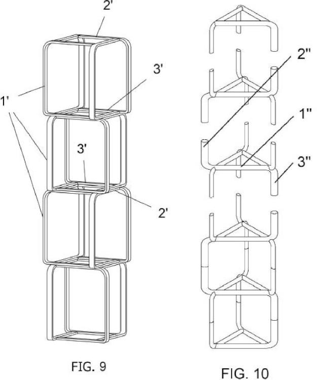 Ilustración 5 de la Galería de ilustraciones de Elemento para la construcción de estructuras de torres poligonales trabadas alternativamente