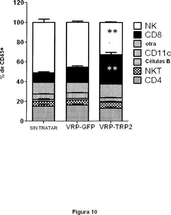 Ilustración 12 de la Galería de ilustraciones de Partículas de replicón de alfavirus que expresan TRP2