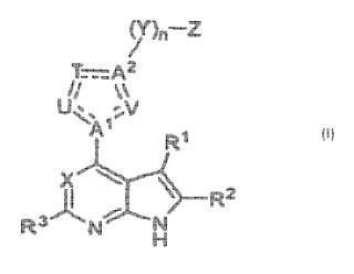 Pirrolo[2,3-b]piridinas y pirrolo[2,3-b]pirimidinas sustituidas con heteroarilo como inhibidores de quinasas Janus.