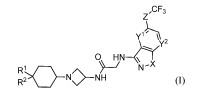 Antagonistas ciclohexil-azetidinílicos de CCR2.