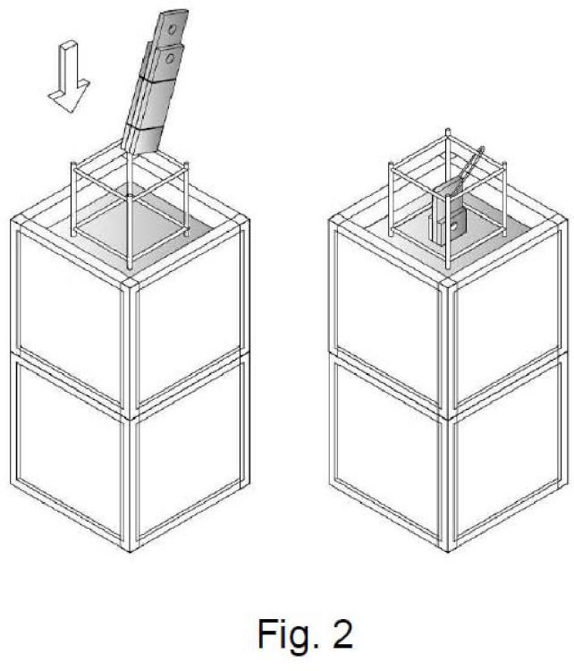 Ilustración 2 de la Galería de ilustraciones de Dispositivo para la instalación limpia de perfiles y postes de anclaje provisionales en estructuras de hormigón