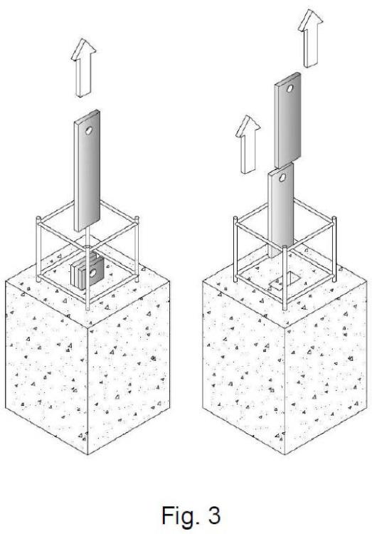 Ilustración 3 de la Galería de ilustraciones de Dispositivo para la instalación limpia de perfiles y postes de anclaje provisionales en estructuras de hormigón