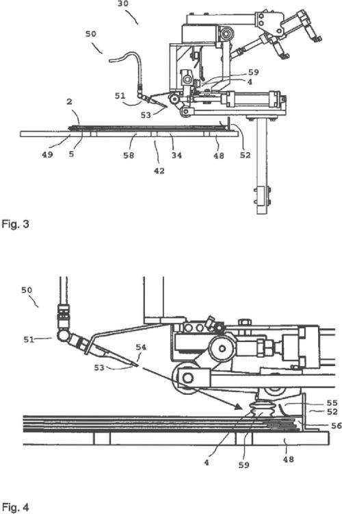 Ilustración 2 de la Galería de ilustraciones de Dispositivo y procedimiento para la colocación de sacos de válvula