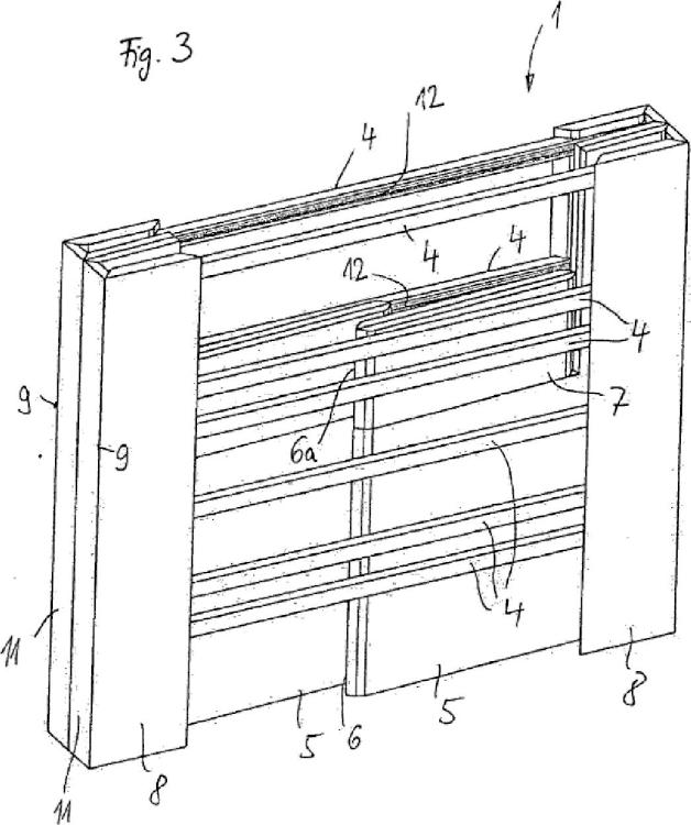 Ilustración 3 de la Galería de ilustraciones de Anillo de aplicación para una caja de palés y caja de palés