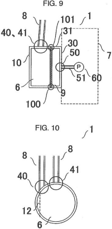 Ilustración 5 de la Galería de ilustraciones de Sensor de presión para circuito de circulación extracorporal