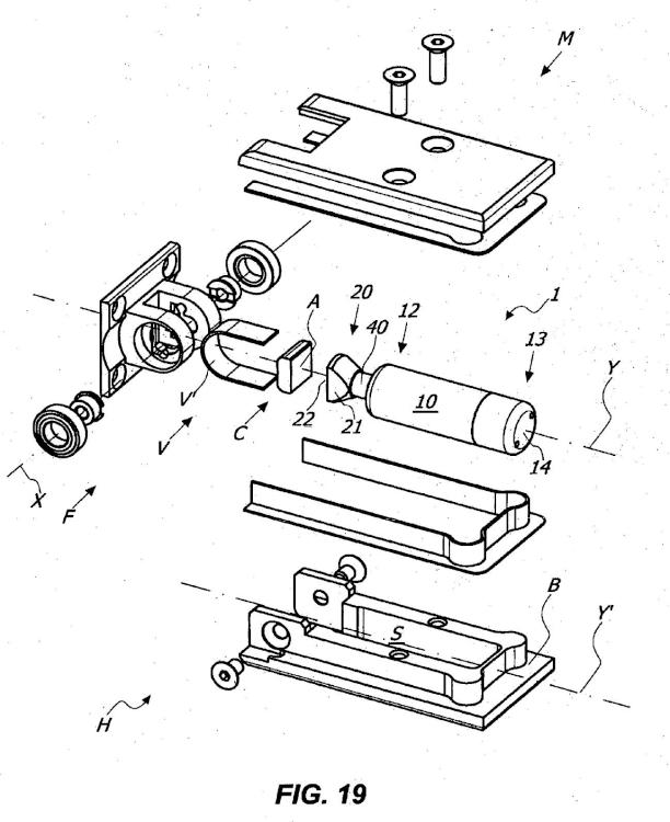 Ilustración 17 de la Galería de ilustraciones de Dispositivo de émbolo para el movimiento giratorio controlado de puertas, postigos o elementos similares
